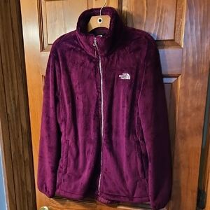 The North Face Women's Plush Dark Fuschia Teddy Jacket